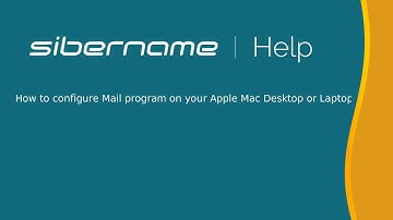 How to configure Mail program on your Apple Mac Desktop or Laptop with 2 free emails we offer