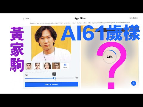黃家駒AI 61歲樣