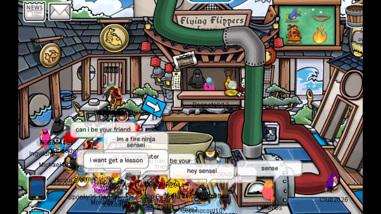 club penguin i found sensei sensei tracker youtube