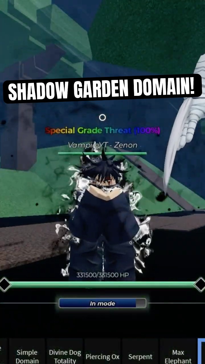 Megumi V2 100% Shadow Garden Domain Showcase! - YouTube