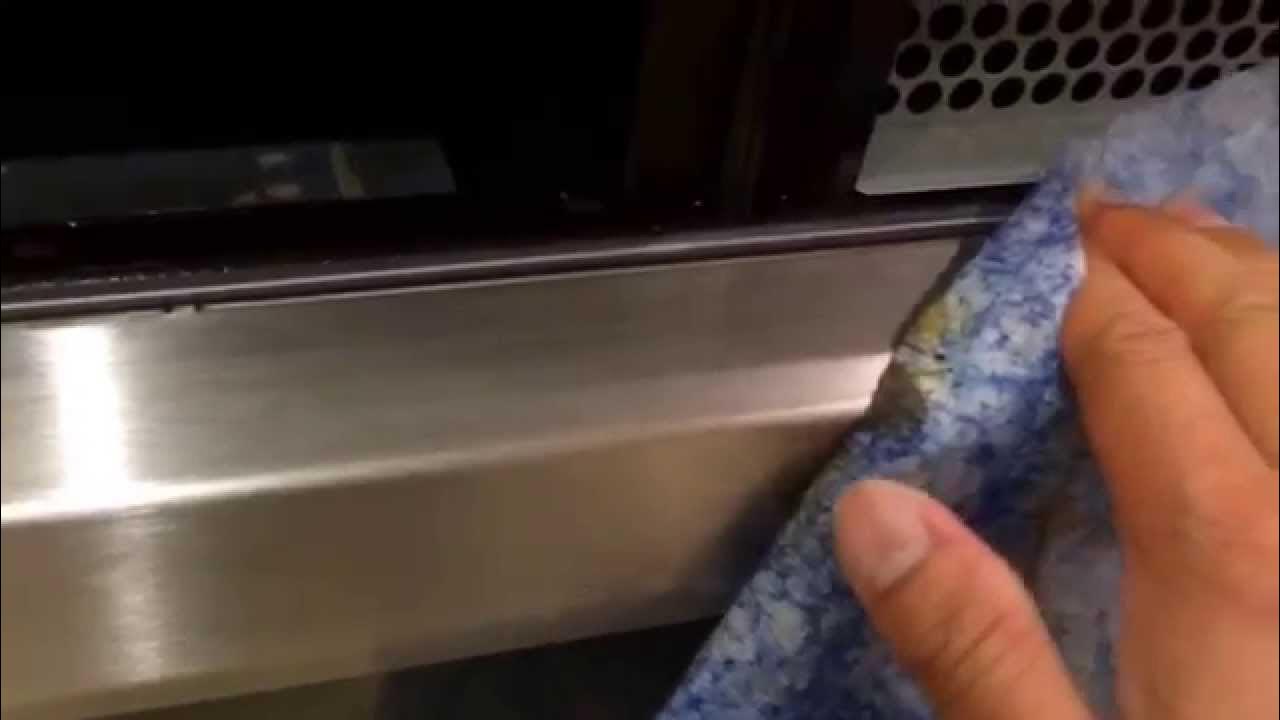 How to clean grease off microwave vent YouTube