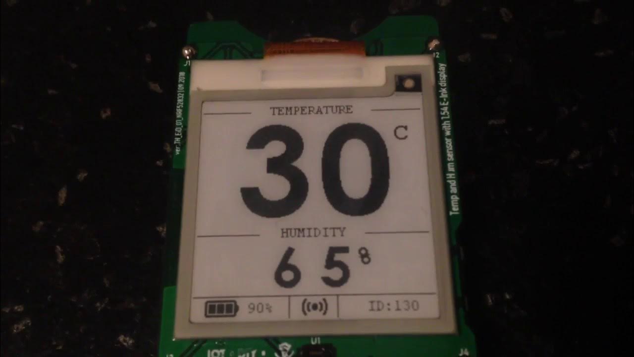 MySensors nRF52832 Temperature & Humidity sensor with ePaper display