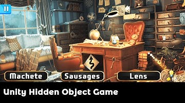 Unity Hidden Object Game | Unity 2D Puzzle Game Template | 2D Game Unity