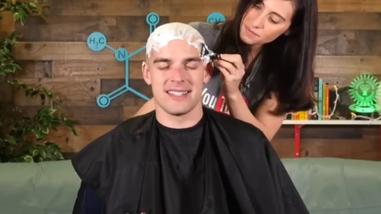 SHAVE CHALLENGE: She shaved his head completely smooth