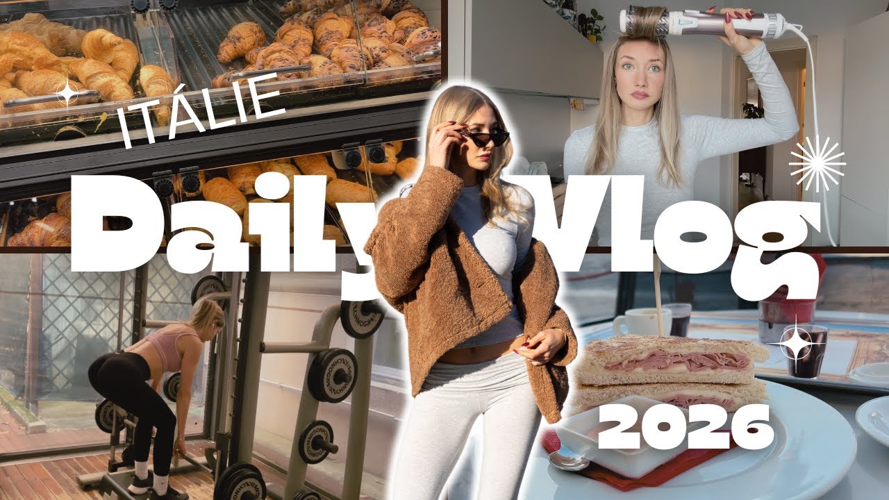 VLOG| Vánoce v Itálii, spousta jídla, cvičení, vánoční trhy