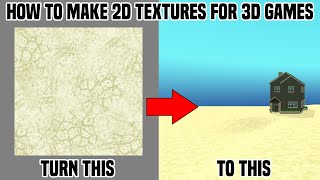 How To Make 2D Textures for 3D Games: Sand