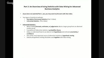 Data Science for Business: Statistics for Data Mining - Part 2