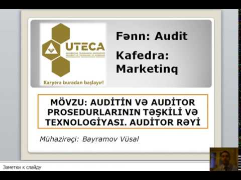 Video: Audit standartları audit prosedurlarından nə ilə fərqlənir?