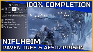 Celebrity God of War Ragnarök - The Raven Tree & Aesir Prison (Niflheim) - 100% Completion Wealth