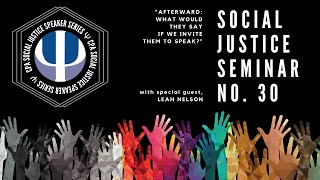 CPA Social Justice Speaker Series NO. 30