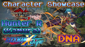 Mega Man X DiVE - Hunter R (Kamura) (DNA) - Character Showcase