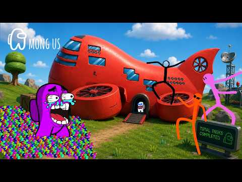 Among US VS The Machine - Animator Stickman | 어몽어스 AMONG US FUNNY ANIMATION