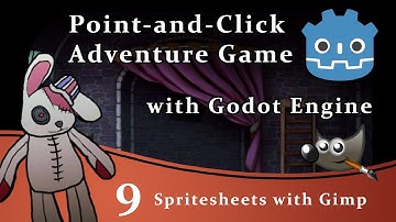 Point & Click Adventure Game with Godot Tutorial - Spritesheets with Gimp