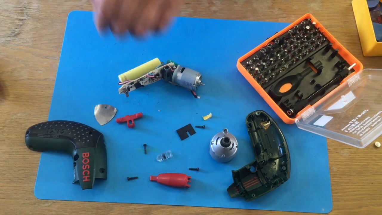 BOSH IXO ACCU SCREWDRIVER REPAIR YouTube