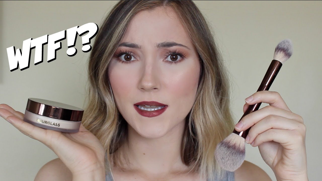 NEW 64 Hourglass Veil Translucent Powder + Brush Review! WORTH IT