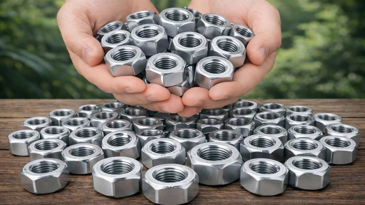 Блестящая идея сварщика! Превратить старые гайки в инструмент за миллион долларов.