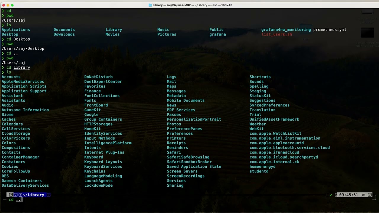 Bash and shell scripting - 2 cd Change directory
