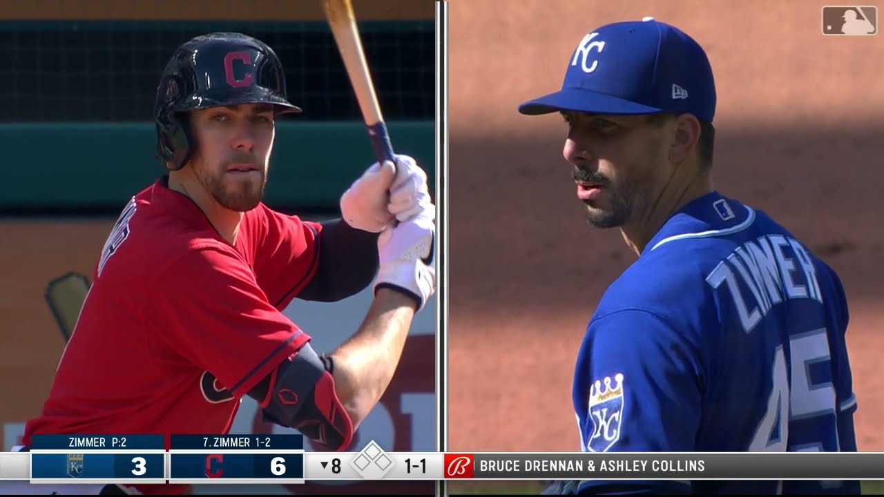 Bradley Zimmer homers against his brother Kyle: 9/27/2021