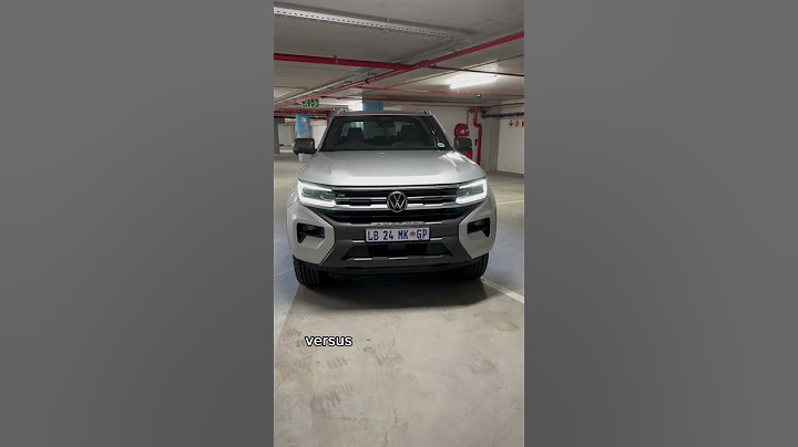 The Amarok comes with a new Ford engine.