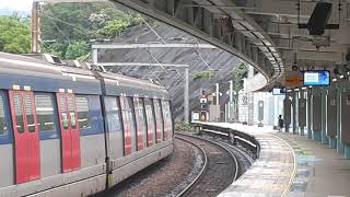 【東鐵挑戰者】港鐵 ERL MLR (E22/E100) 駛經大學站一號月台