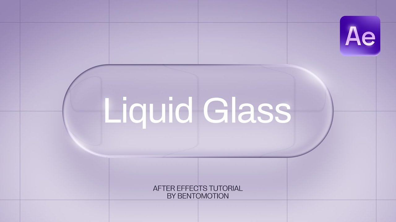 How to Create Apple Liquid Glass UI in After Effects + 12 Free Animations!