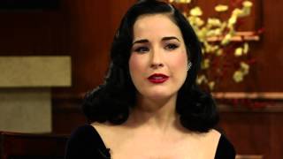 Burlesque Queen Dita Von Teese Answers Social Media Questions | Larry King Now | Ora TV