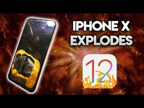 iPhone X EXPLODED While Updating To 12.1 iOS Subscribe To InformOverload: http://bit.ly/2xB5CqA A ma. 