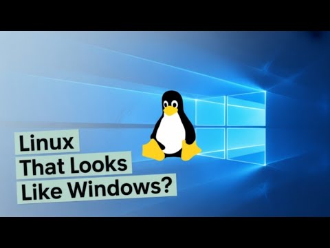 This Linux Distro is SCARY Similar to Windows - YouTube