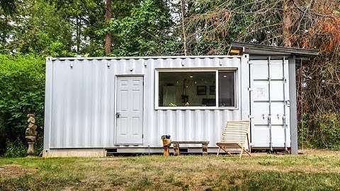 20 Ft Shipping Container Home – British Columbia, Shipping Container Home Built for Under $15k