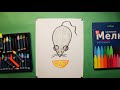Урок рисования для детей "МЫШКА🐁"^Как рисовать МЫШКУ