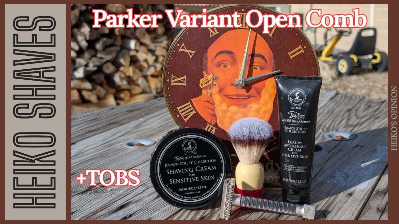 Parker Variant Open Comb 両刃カミソリ オープンコーム Parker Variant Adjustable Open Comb Safety Razor | Shave Nation