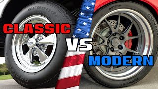CLASSIC vs MODERN: Wheel & Tire Debate! The Best Muscle Car Wheel for your build is?