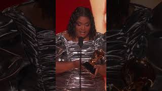 This was a special moment for @Lizzo. #GRAMMYs