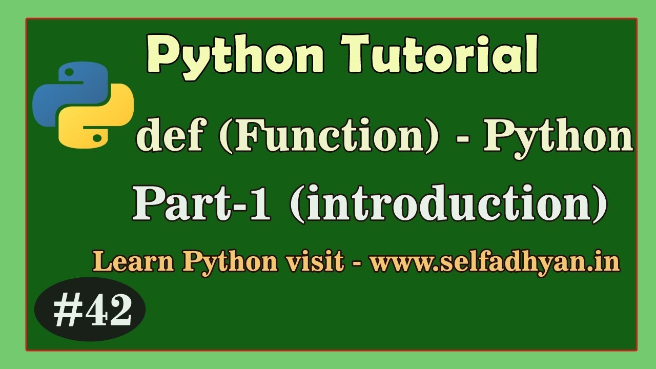 Python Functions - Introduction | Function Types in Python | Learn ...