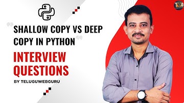 shallow copy vs deep copy in Python in telugu | telugu web guru python