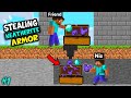 I STOLE MY FRIEND'S FULL NETHERITE ARMOUR  |  TROLLING MY FRIENDS IN THEIR WORLD LapataSMP (part-1)