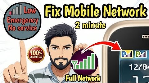 📶 Fix Mobile Network | মোবাইল নেটওয়ার্ক সমস্যা সমাধান