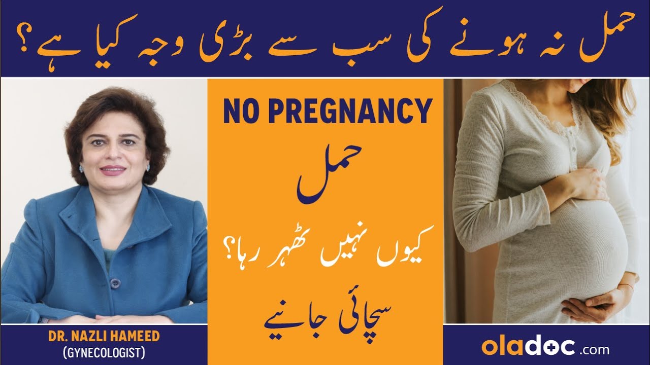 5 Reasons You Are Not Getting Pregnant   Hamal Na Hone Ki Wajah   Causes Of No Pregnancy In Urdu
