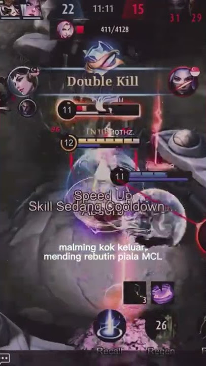 Malming kok sama cewe, Mending rebutin piala MCL  #shorts #tranding #mlbb