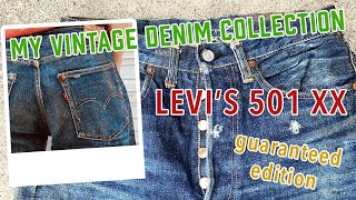 My vintage denim collection LEVI'S 501XX paper patch edition