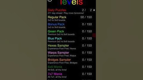 Flow Free Play Through - Regular Pack - 6x6 Level 21 through 30
