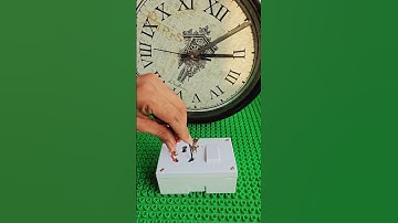 I Applied High Voltage ⚡ to Wall Clock #shorts