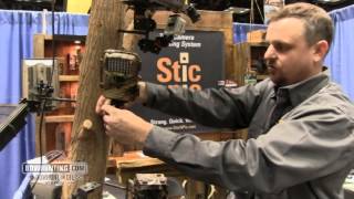 Stic-n-Pic Mini Screw-In Trail Camera Mount ATA Show 2015