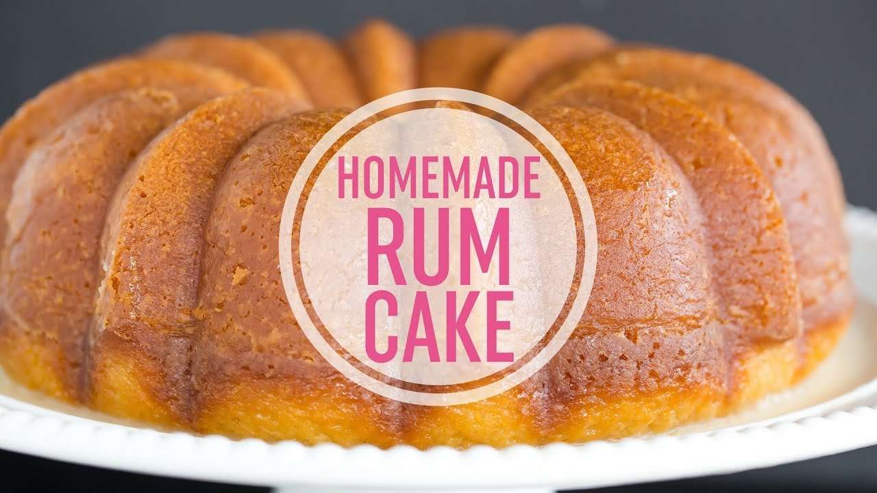 Homemade Rum Cake - Brown Eyed Baker