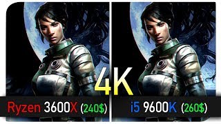 9600K vs 3600x  (2080 Ti)  4K!