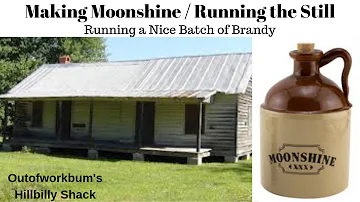 How To Make Moonshine / Brandy At Home / Running The Still