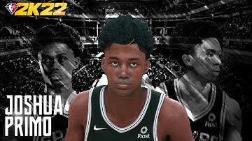 Joshua Primo Face Creation | NBA 2K22