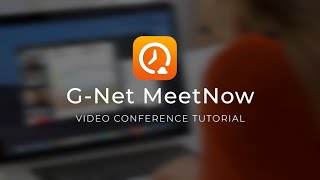 Tutorial Video Conference G Net MeetNow (PC) screenshot 2