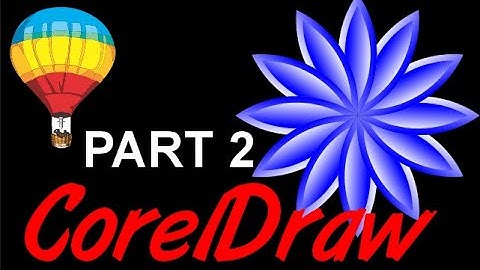 Corel Draw Tips & Tricks EASY 3D looking drawing Part 2 FLOWER