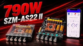 #แอมป์จิ๋ว 790W 2.1CH SZM-AS21 II มี FM, Sub out, ต่อปรีไมค์ บลูทูธ คู่แข่ง Wuzhi Audio AS21 / ST21 screenshot 1